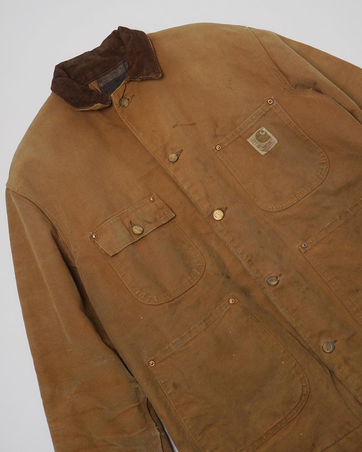 1960's Brown Duck Chore Jacket - 图片 8