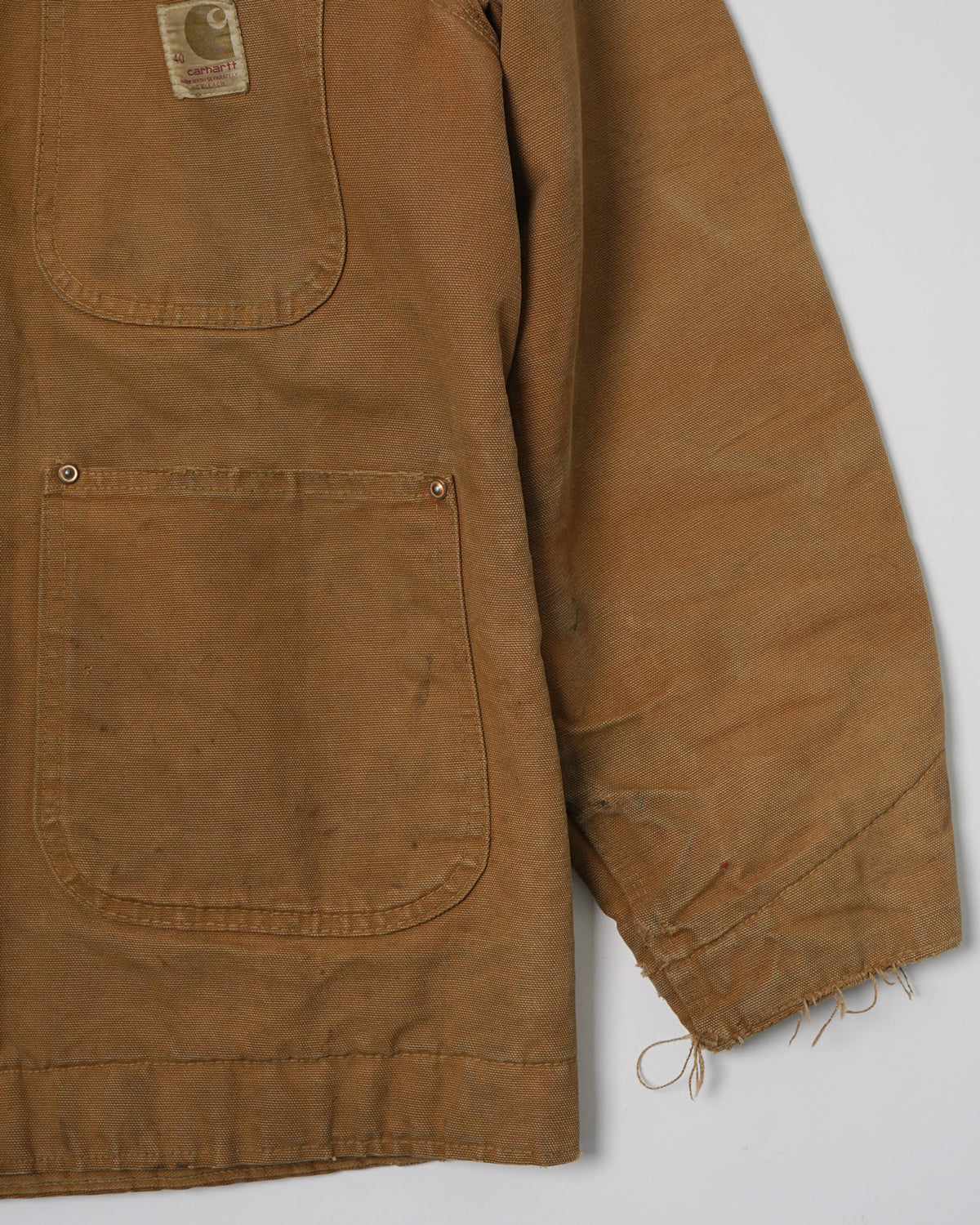 1960's Brown Duck Chore Jacket - 图片 7