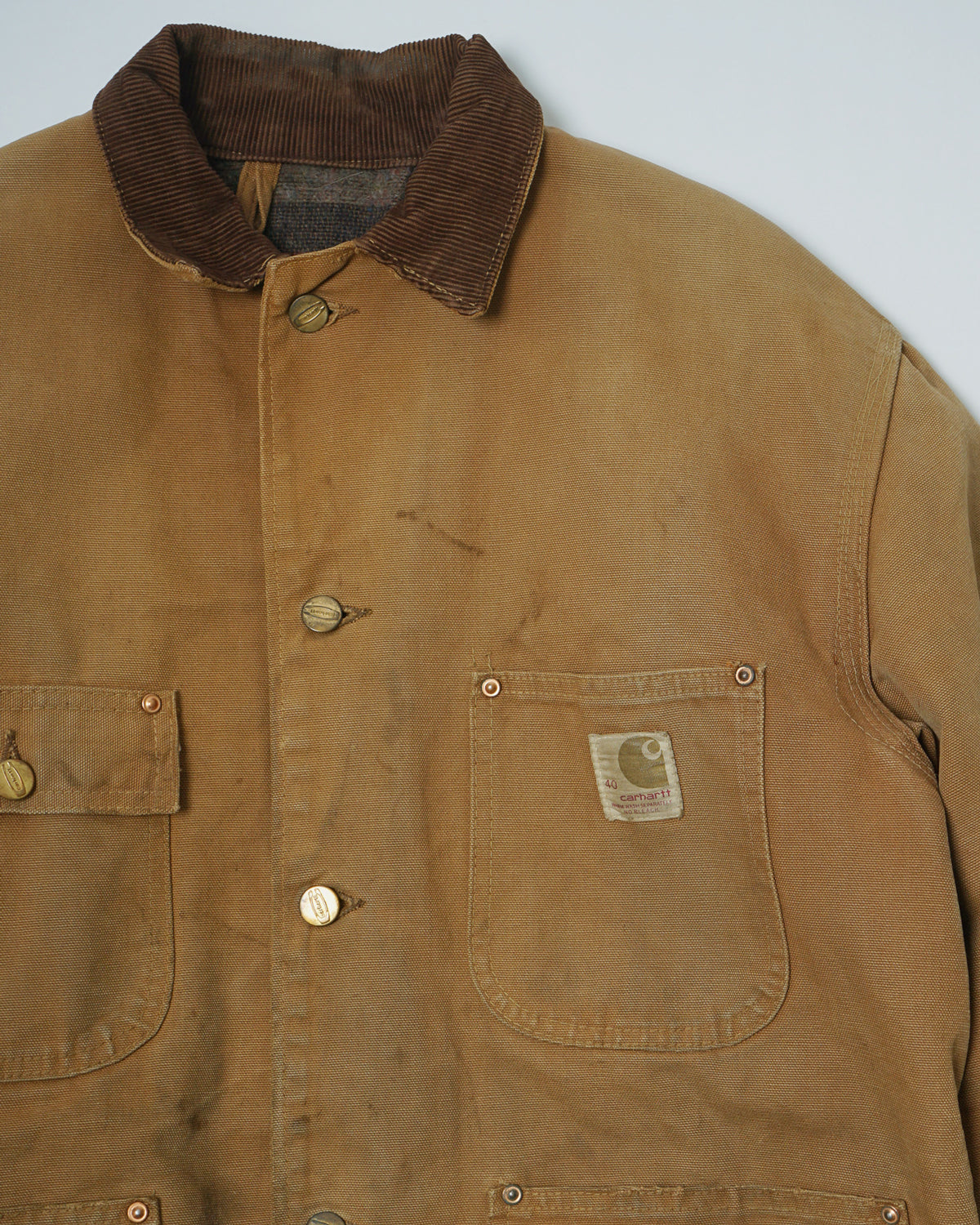 1960's Brown Duck Chore Jacket - 图片 6