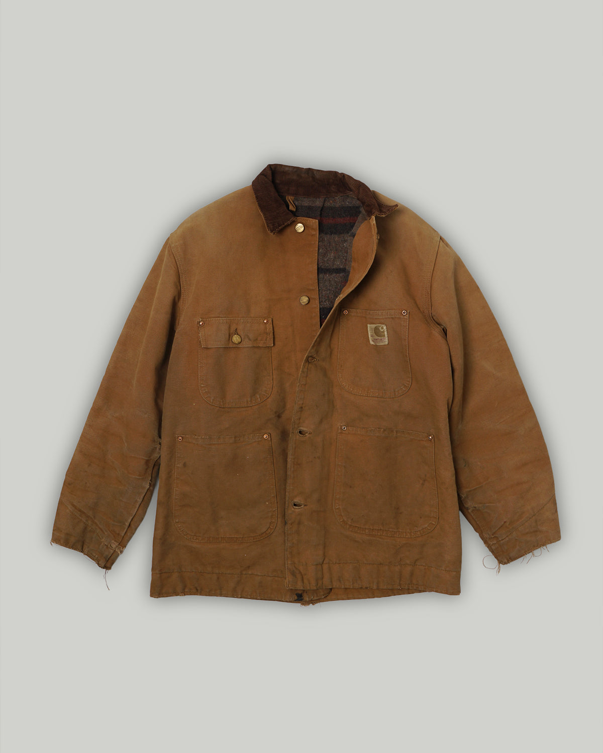 1960's Brown Duck Chore Jacket - 图片 3