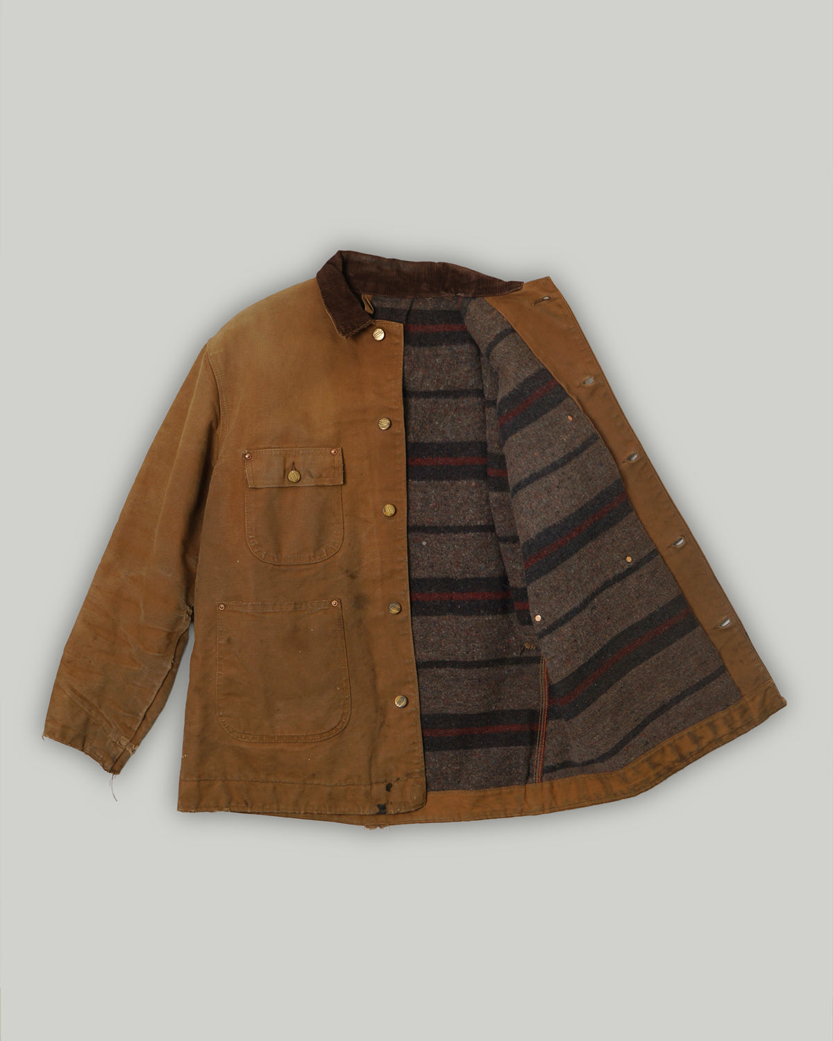 1960's Brown Duck Chore Jacket - 图片 5