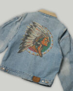 Polo Indian Back-printed Denim Jacket