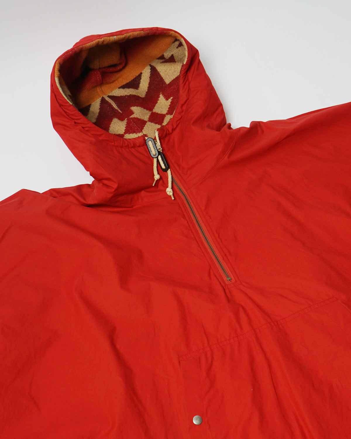 Native Patterned Reversible Poncho - 图片 7