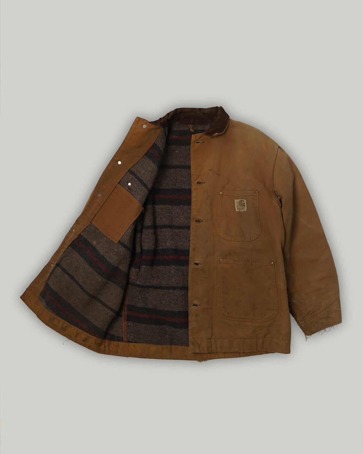 1960's Brown Duck Chore Jacket - 图片 4