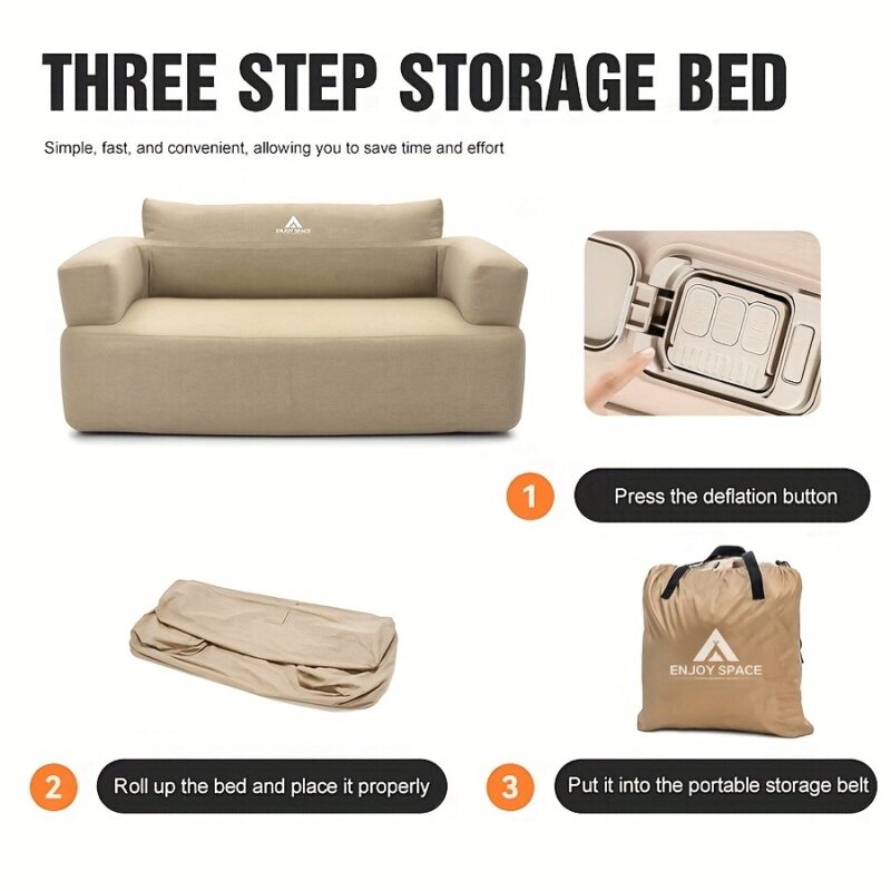 Outdoor inflatable double automatic sofa - 图片 12