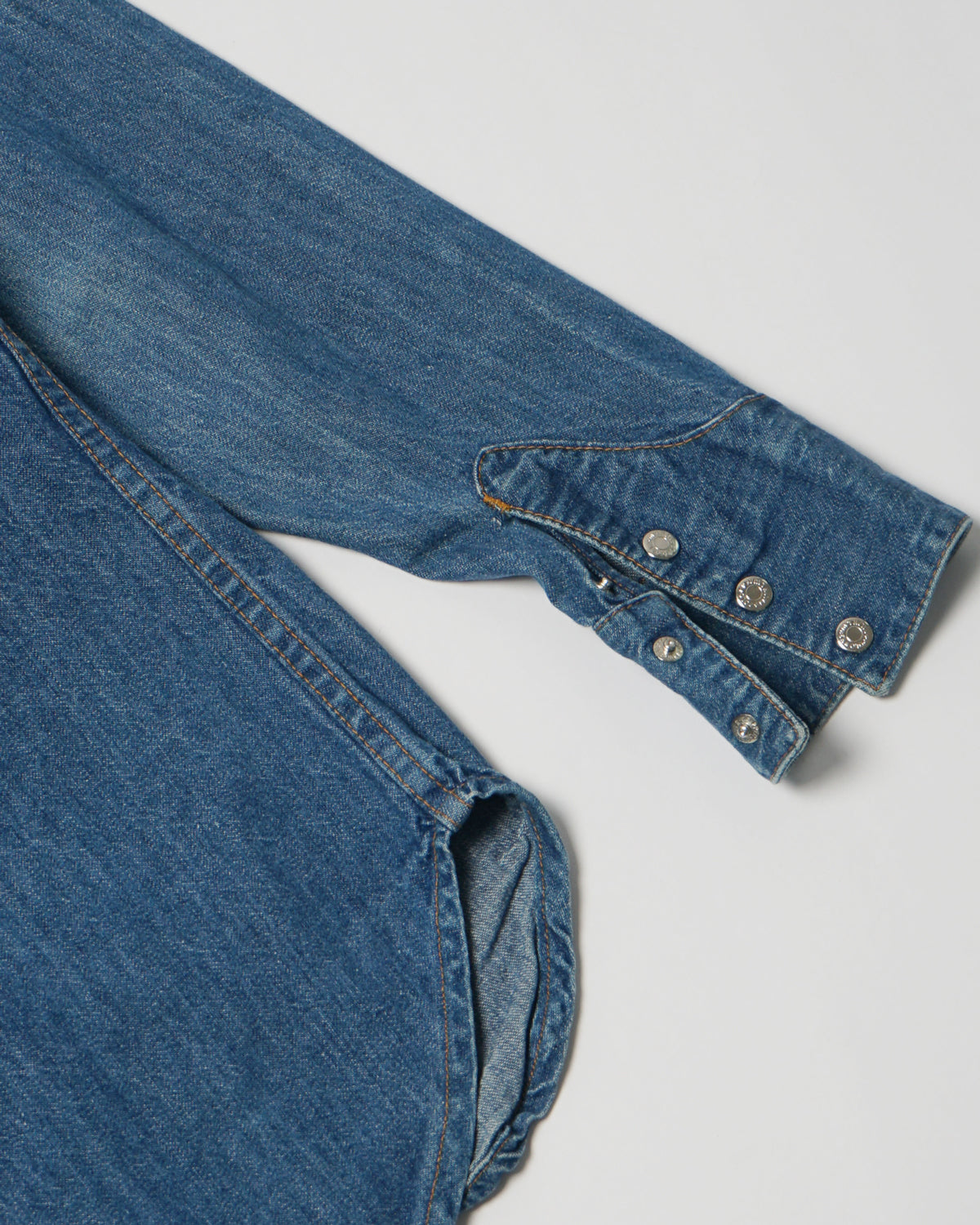 Polo Western Embroidered Denim Western Shirt - 图片 6