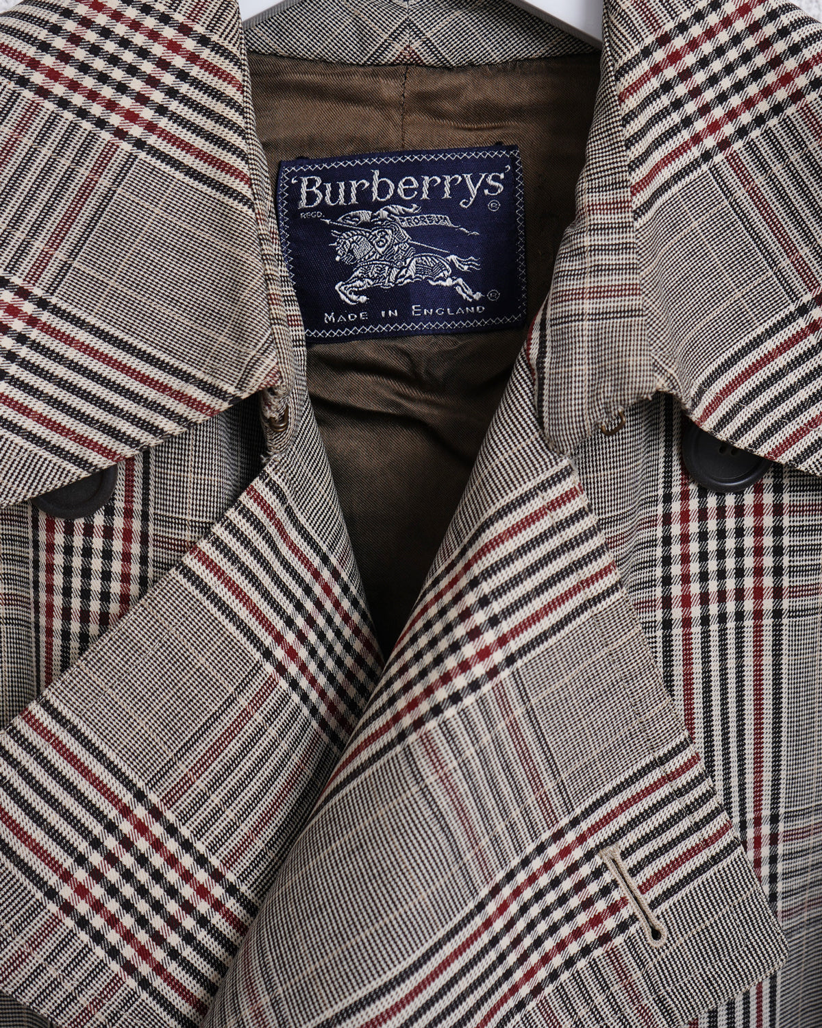 Plaid Trench Coat - 图片 4