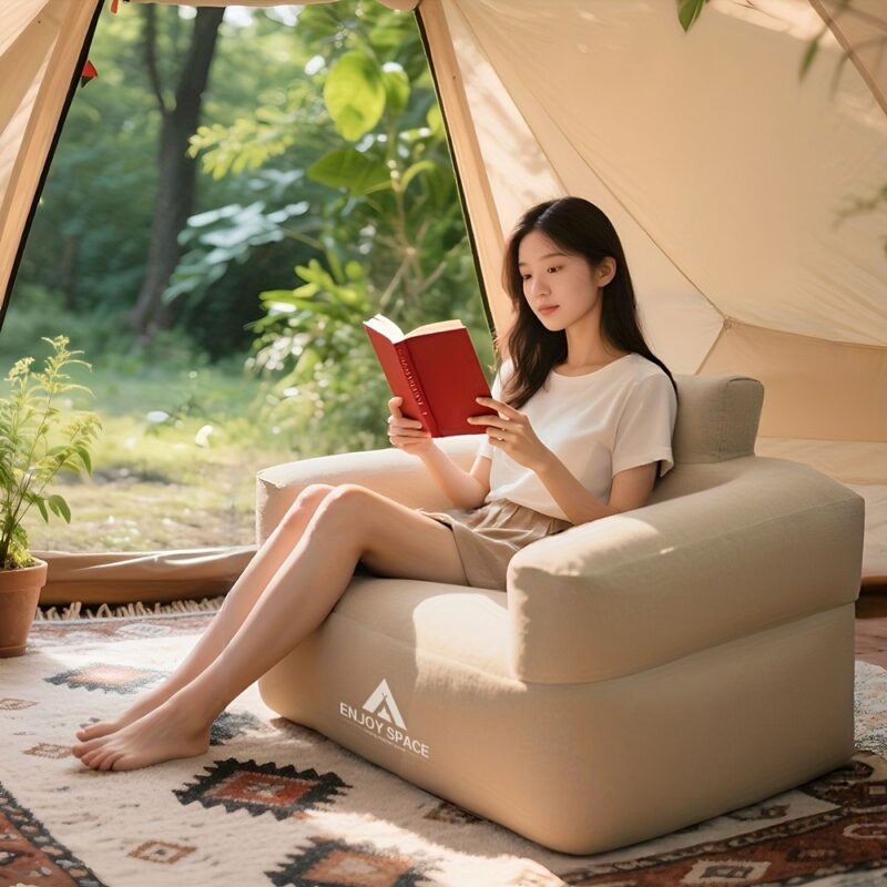 Outdoor inflatable double automatic sofa - 图片 4