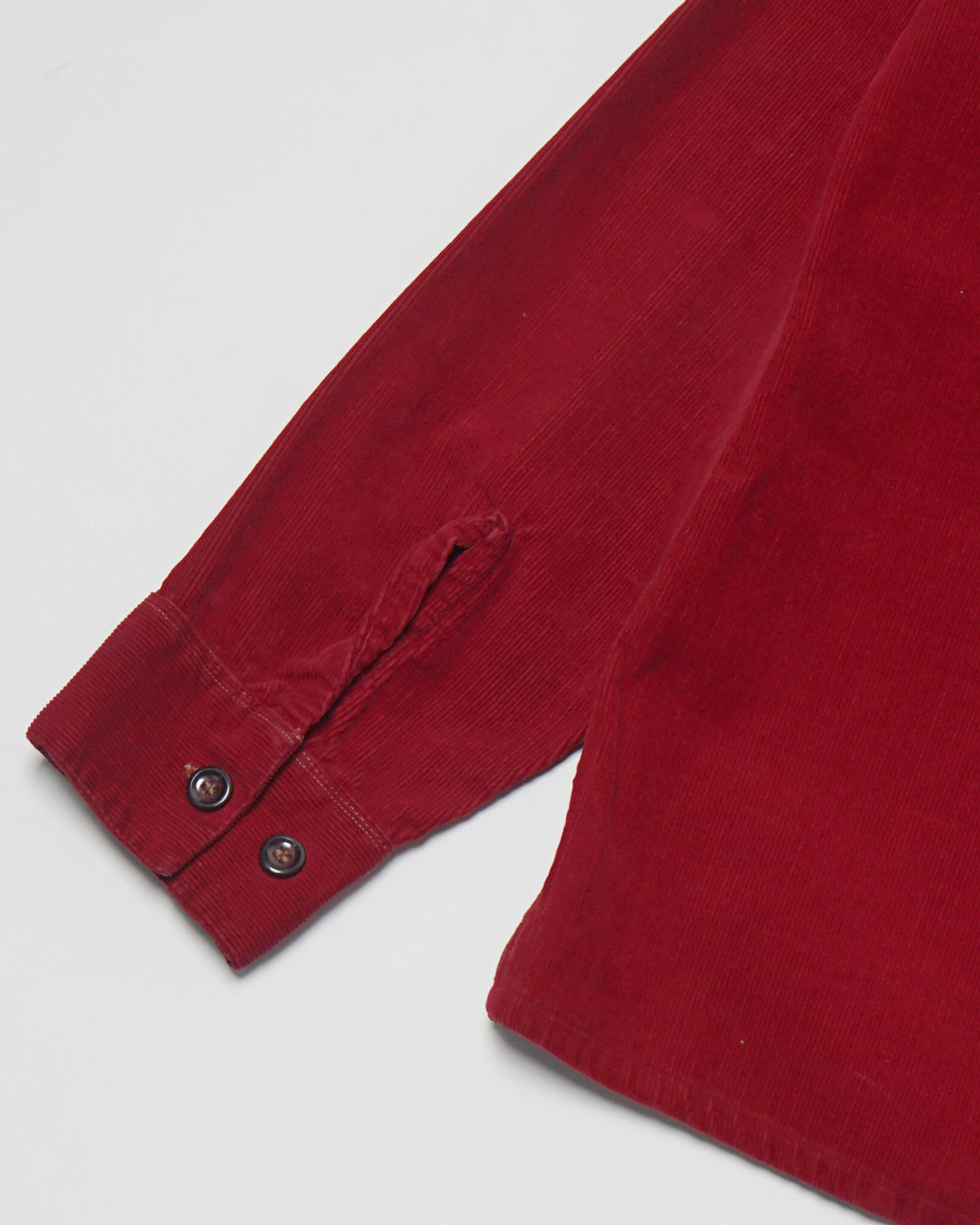 1940's Corduroy Open Collar Shirt - 图片 5