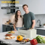 Smokeless indoor electric grill