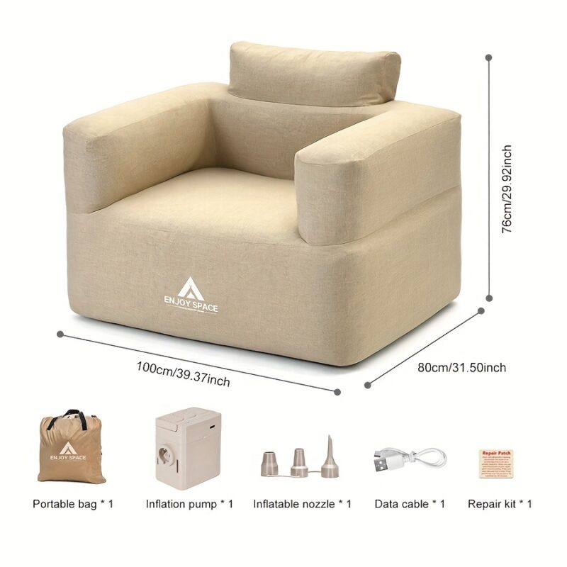 Outdoor inflatable double automatic sofa - 图片 6