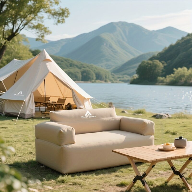 Outdoor inflatable double automatic sofa - 图片 7