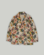 Flower Printed Linen Jacket
