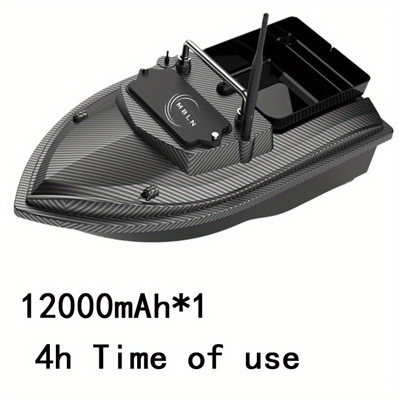 MBLN Smart Remote Control Fishing Bait Boat with 160 GPS Positions, 4.41LB Load Capacity, Battery-Powered, Wireless, No Laser, for Fishing Gear - 图片 5