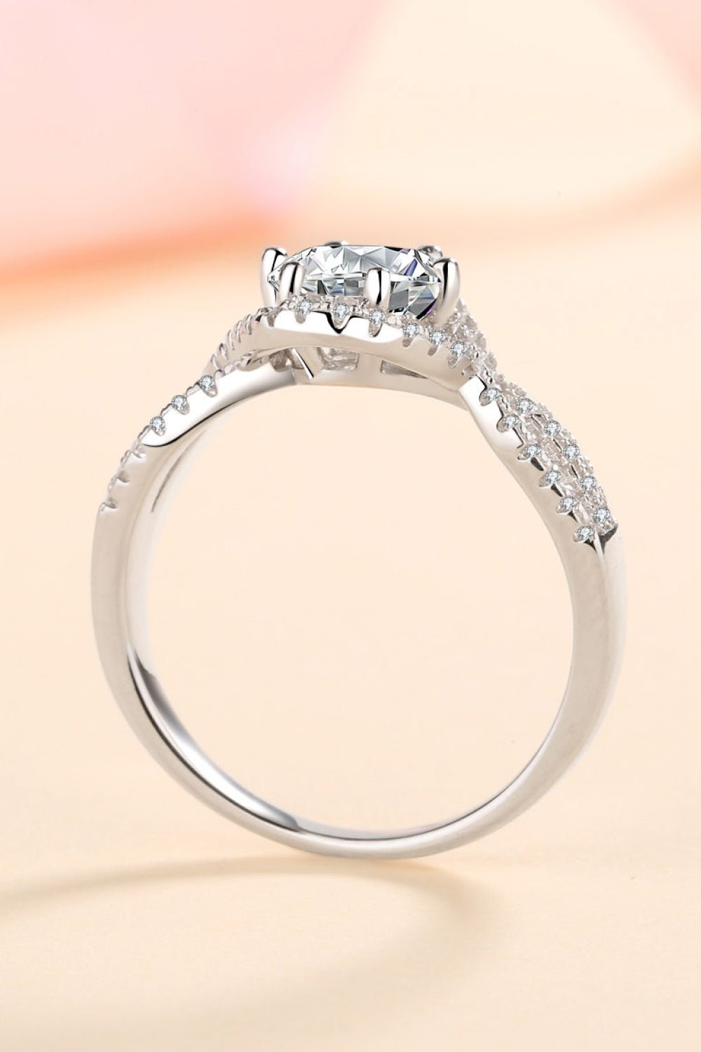 Feel The Joy 925 Sterling Silver Moissanite Ring - 图片 5