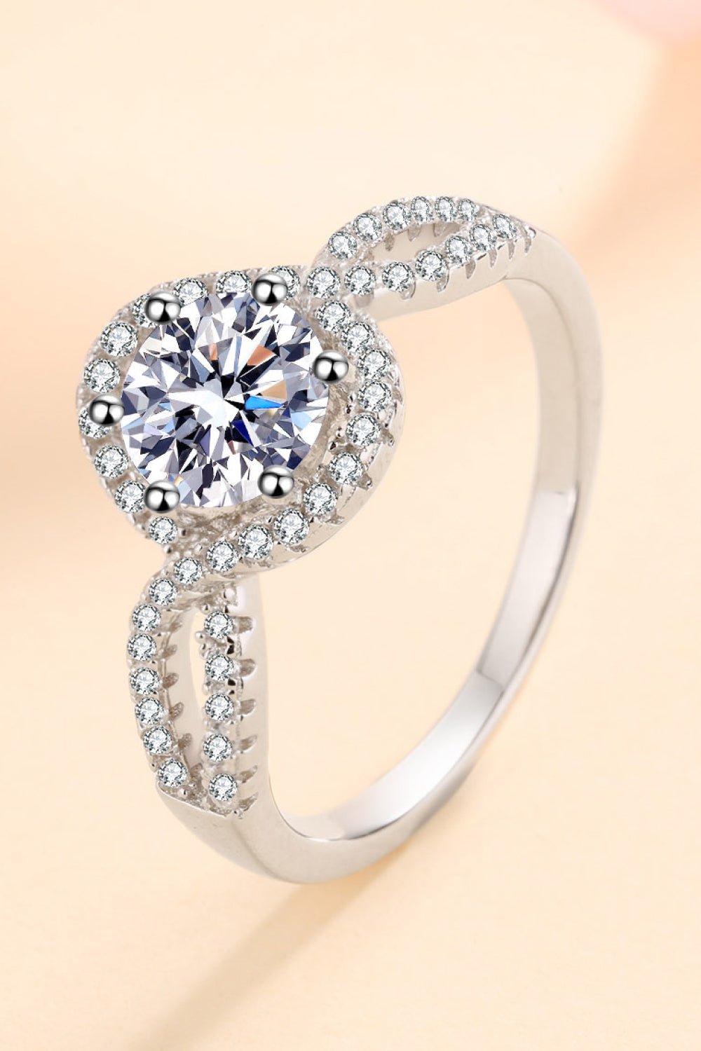 Feel The Joy 925 Sterling Silver Moissanite Ring - 图片 3