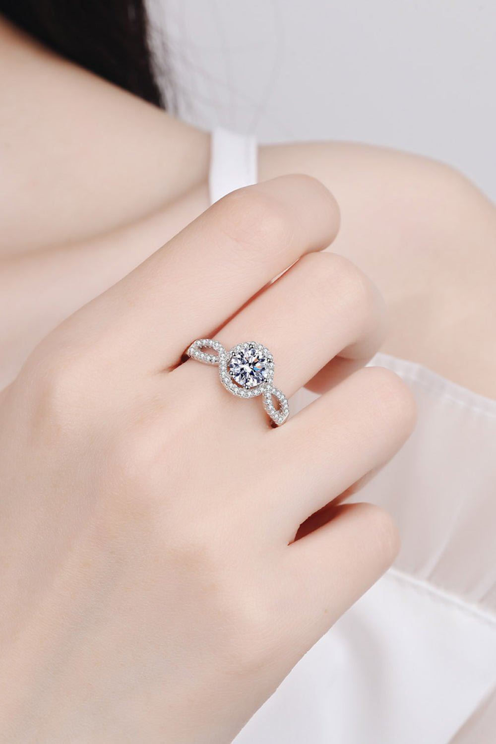 Feel The Joy 925 Sterling Silver Moissanite Ring - 图片 2