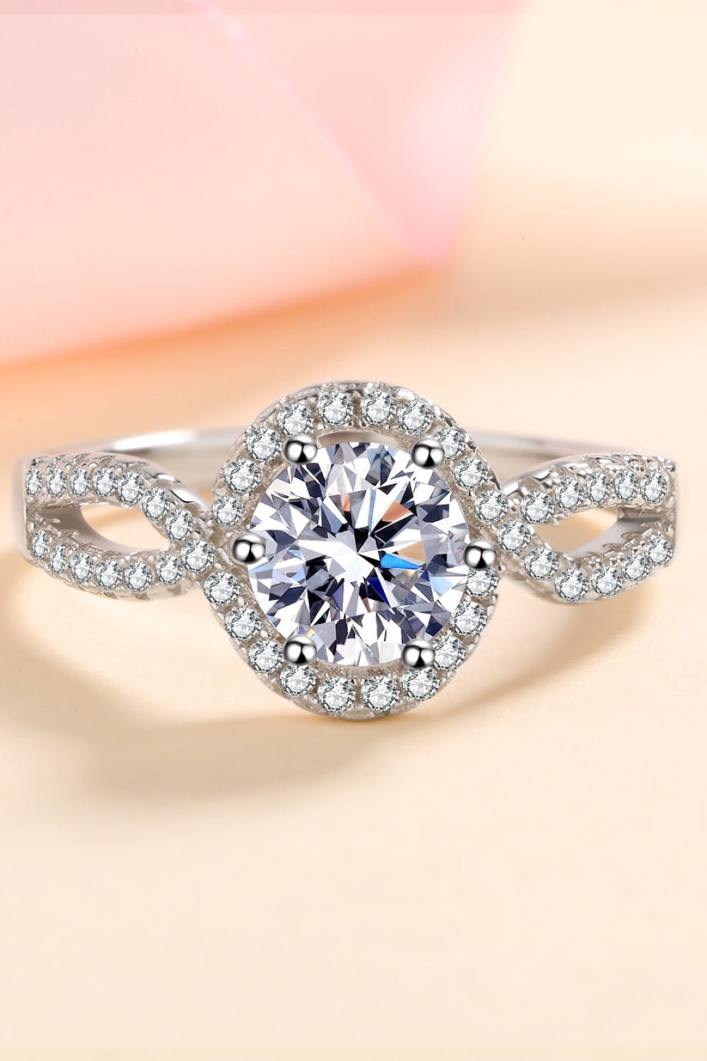 Feel The Joy 925 Sterling Silver Moissanite Ring - 图片 4